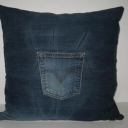 Decorative Cushion Cover Bus Sewn From Tapestry & Denim Fabric Peace Chilling Surfing Freedom Sea Camping Holiday Beach Water Noble - thumbnail 4