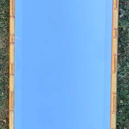 Bevelled Gilt Gold Bamboo Mirror, Bespoke Made To Order - thumbnail 2