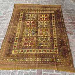 6x8 Handwoven Afghan Wool Kilim Rug - Boho Tribal Geometric Flatweave Carpet -Perfect Accent Area For Living Room, Bedroom, Office Decor - thumbnail 3