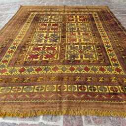 6x8 Handwoven Afghan Wool Kilim Rug - Boho Tribal Geometric Flatweave Carpet -Perfect Accent Area For Living Room, Bedroom, Office Decor - thumbnail 2