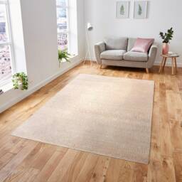 8x10 Rug Soft Pink Modern Repeat Design Handmade Wool Silk Rug, Area #6803 - 242x300 cms - thumbnail 3