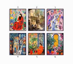 Iran Travel Poster Set, Iranian Prints, Floral Art, Islamic Decor, Folk Art Poster, Gallery Wall, Gift, A1/A2/A3/A4 - thumbnail 1