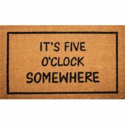 Fun Coir Door Mat - Funny Wine Gin Doormat House Warming Gift, New Home Door Mat Indoor By Lpdoormats - thumbnail 2