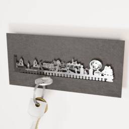 Greenwich Skyline Key Rack - London Souvenir, Gift Boxed - thumbnail 2