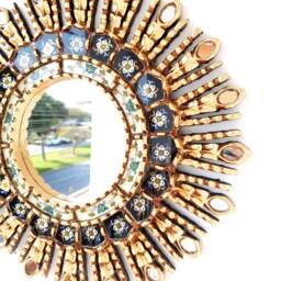 "Peruvian Mirrors - ""Black Eye 45cm" - thumbnail 3