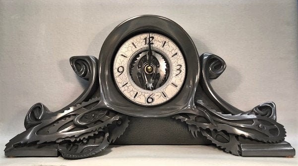 Victorian Style Mantle Clock, With Stretched Workings - image 1