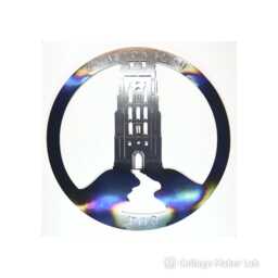 Glastonbury Tor Metal Wall Art St Michael's Tower Plaque Chapel On The Hill Celtic Isle Of Avalon Steel Signs - thumbnail 2