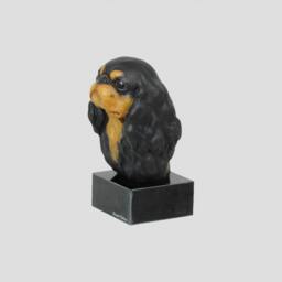 Cavalier King Charles Spaniel, Dog Marble Statue, Painted, Limited Edition, Make Your Own Artdog - thumbnail 2