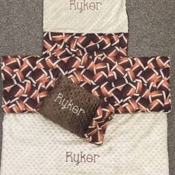 Football Nap Mat Cover, Blanket, Pillow & Case - thumbnail 2