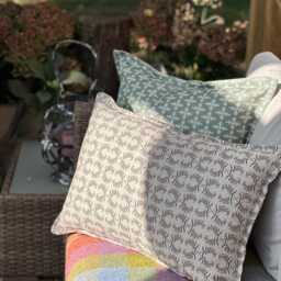Handcrafted Linen Cushion Forest Animals Design - Cheney Penrose - thumbnail 3