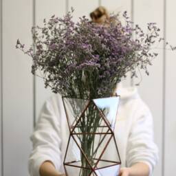 Unique Holiday Gift. Add Elegance To Your Space With Our Handmade Glass Vase. Waterproof Vase. Scandinavian Decor. Birthday Gift - thumbnail 3