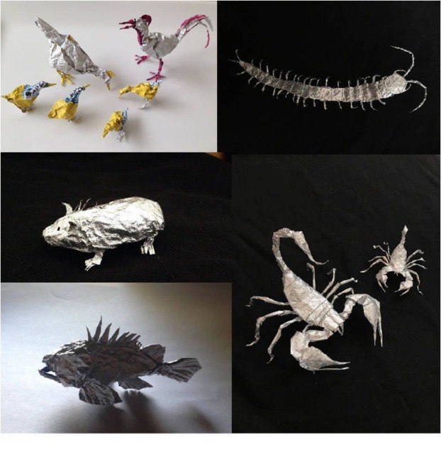 Customized Miniature Foil Sculpture Christmas Ornament/Desktop - image 1