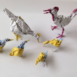 Customized Miniature Foil Sculpture Christmas Ornament/Desktop - thumbnail 2