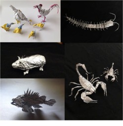 Customized Miniature Foil Sculpture Christmas Ornament/Desktop - thumbnail 1