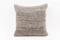 Vintage Turkish Kilim Pillow Cover Handwoven Wool, 18x18 - thumbnail 1