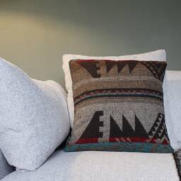Rustic Bohemian Pillow Cover - Geometric Southwest Decor - thumbnail 2