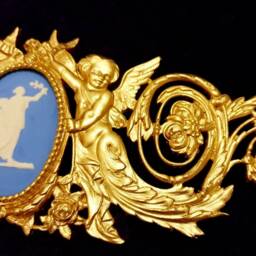 Large Gilt Gold Or White French Style Decorative Wall Furniture Moulding Pediment Plastic Decoration - thumbnail 2