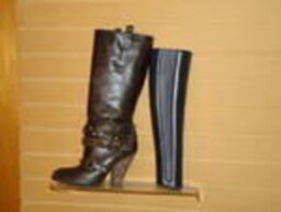 Set Of 6 - Six Pr. Pair - Two Each Tru-Shape Black #59516K, #595S12x, #77124 Boot & Shoe Stands By Polly Products Company Made in Usa - thumbnail 2
