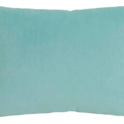 Aqua Blue Velvet Suede Decorative Throw Pillow Cover/Case Cushion 12x16 - thumbnail 2