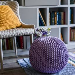 Knitted Throw Pillow Cover Chunky Crochet Cushion Baby Couch Cushion Chair Custom Sofa Daybed - thumbnail 3
