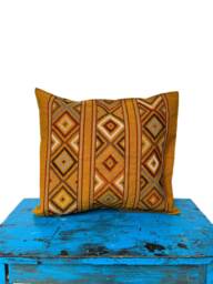 Mexican Embroidered Pillow Cover, Folk Art Home Decor - thumbnail 1