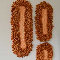 Mid Century Modern Decor - Fiber Art Wall Hanging - thumbnail 4