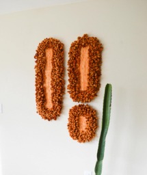 Mid Century Modern Decor - Fiber Art Wall Hanging - thumbnail 1