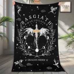 Fourth Wing Riders Quadrant Fleece Blanket, Dragon Rider Throw, Basgiath War College Bookish Decor, Empyrean Serie, S Gift For Fans - thumbnail 2