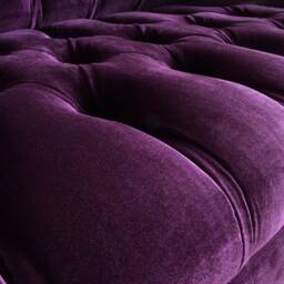 Purple Velvet 3 Seater Chesterfield Sofa, British Handmade - thumbnail 3