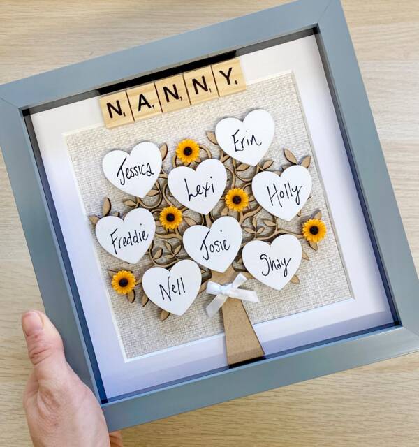 Personalised Nanny Gift, Mothers Day Gifts, Grandparent Gift, Birthday Nanny, Grandma, Nana, Granny, Family - image 1