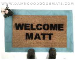 Welcome Doormat Funny Outdoor Coir Mat - Eco-Friendly - thumbnail 1