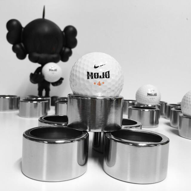 Ultra Premium Polished Autographed Golf Ball Display Autograph Steel Stand - image 1