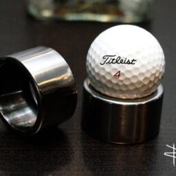 Ultra Premium Polished Autographed Golf Ball Display Autograph Steel Stand - thumbnail 4