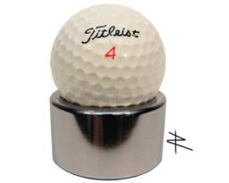 Ultra Premium Polished Autographed Golf Ball Display Autograph Steel Stand - thumbnail 2