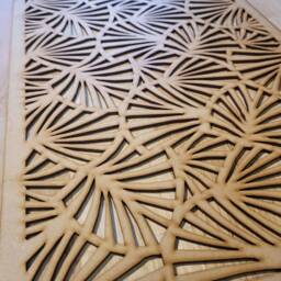 Monstera Leaf Radiator Cover Screen Laser Cut Mdf Wall Art 0046 - thumbnail 2