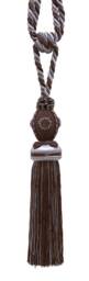 "D??copro Curtain & Drapery Tassel Tieback, Length 10"" - 25cm, Spread 30" - thumbnail 3