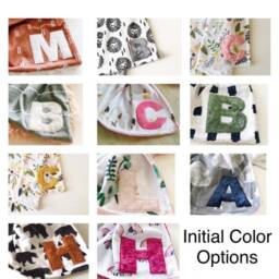 Rainbow Minky Lovey, Boho Baby Security Blanket - thumbnail 2