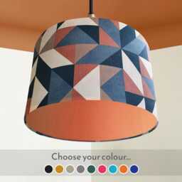 Geometric Lampshade Art Deco Style, Contemporary Home Lighting