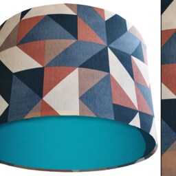 Geometric Lampshade Art Deco Style, Contemporary Home Lighting - thumbnail 3