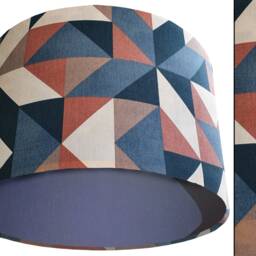 Geometric Lampshade Art Deco Style, Contemporary Home Lighting - thumbnail 2
