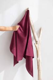 Washed Linen Bath Sheet, Oversized Body Towel, Baby Wrap