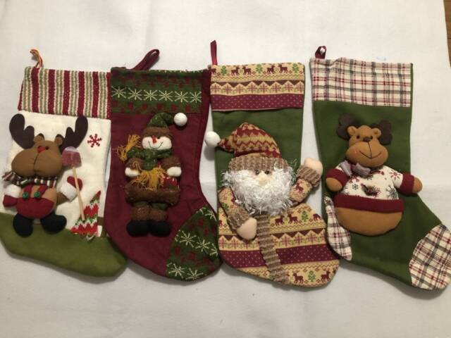 Personalized Christmas Stockings Holidays Decoration Stockings-Present/Gift Collection Bag Ornaments - image 1