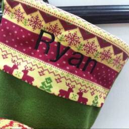 Personalized Christmas Stockings Holidays Decoration Stockings-Present/Gift Collection Bag Ornaments - thumbnail 3