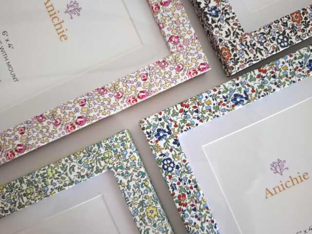 Liberty Tana Lawn Fabric Photo Frame - Handmade Custom Gift Keepsake Unique For Her, Mum, Baby Or Teacher - image 1