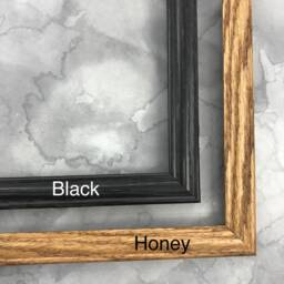 5x7 Wood Picture Frame, Black Oak Photo Noire Frame