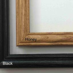 5x7 Wood Picture Frame, Black Oak Photo Noire Frame - thumbnail 3