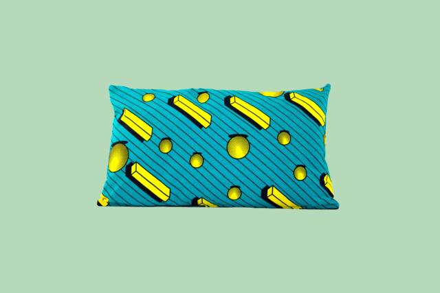 "African Wax Fabric - Print Cushion " - image 1