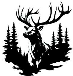 Stag Deer Head Hunter Decal Car Van Bonnet Vinyl Side Sticker Wall Art Hood Graphic Window Door Camper Sign Motorhome Campervan