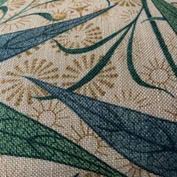 William Morris Luxury Designer Bamboo Vintage Blue Green Cushion Pillow Cover - thumbnail 2