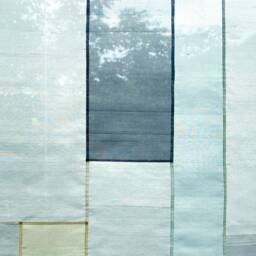 Pojagi Patchwork Shade/Divider Traditional Sheer Silk, Korean Authentic Skills, Customizable Size/Color/Pattern - thumbnail 4